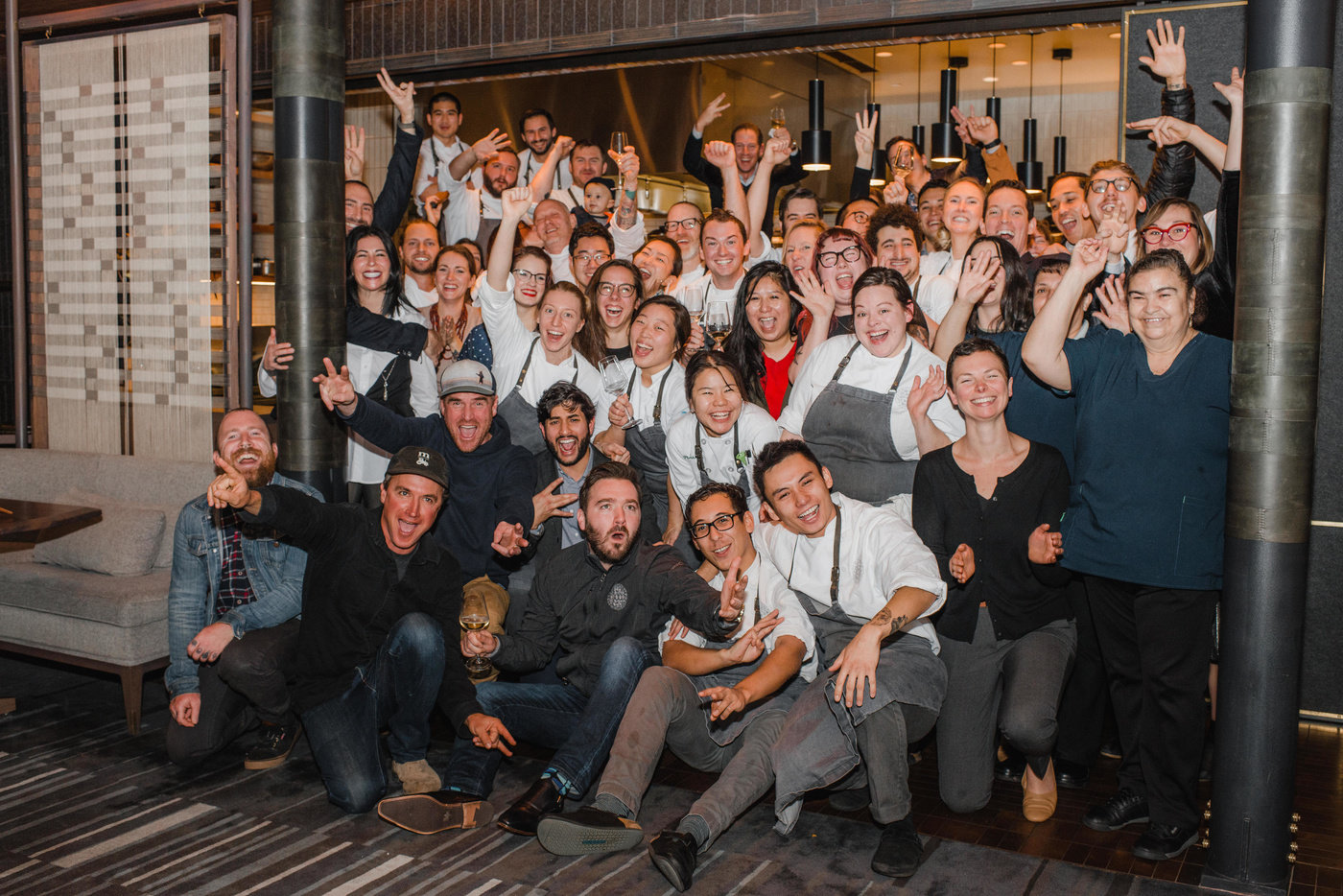 Entire team at SingleThread, a 3 Michelin Star restaurant